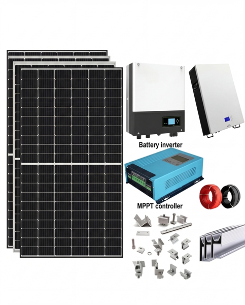 En la red / fuera de la red / sistema solar híbrido